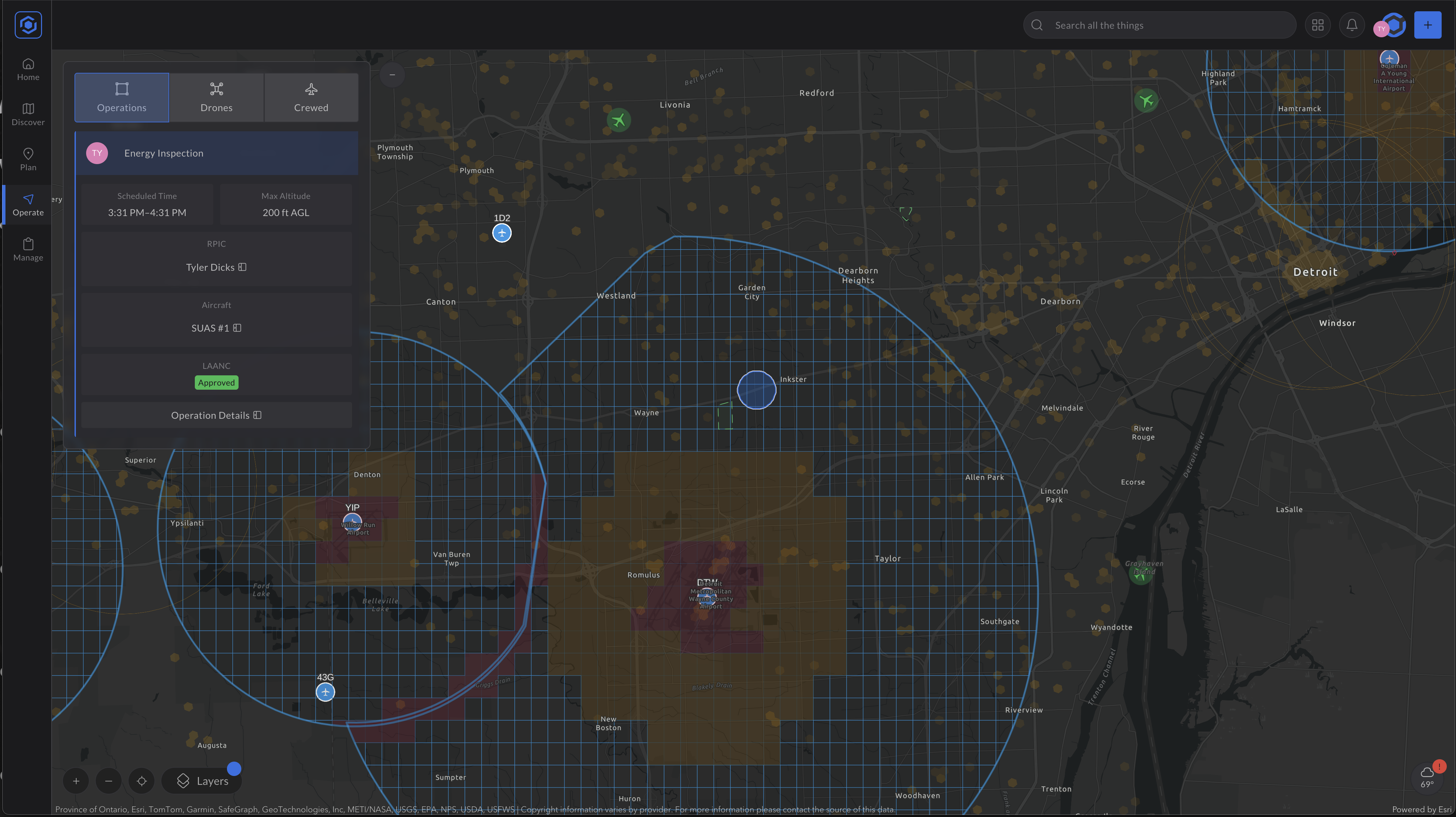 AirXos Drone Operations Dashboard